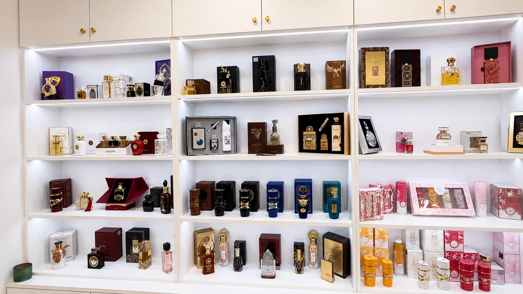 Expositor de perfumes e cosmética da Beauty Connection 360
