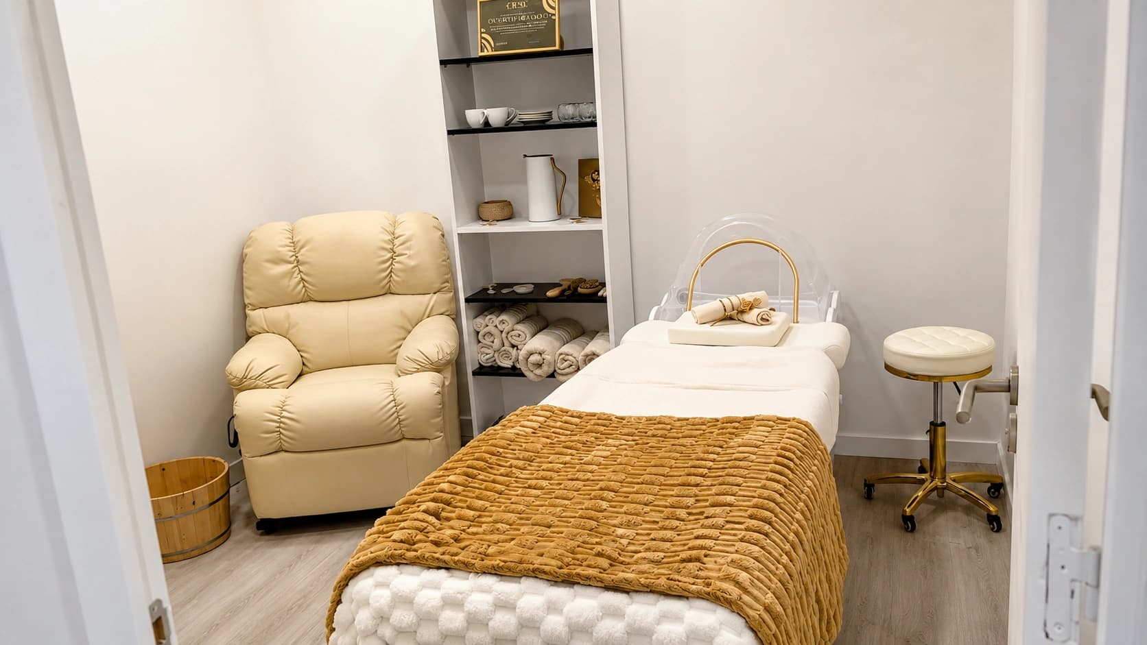 Sala de tratamentos da Beauty Connection 360