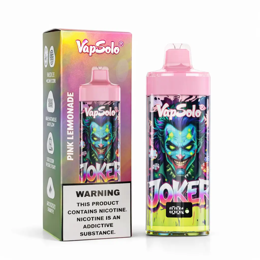 VapSolo 40K Joker Pink Lemonade — vape descartável
